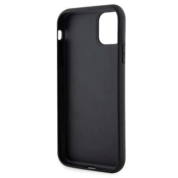 KARL LAGERFELD GLITTER CHOUPETTE PATCH COVER TIL IPHONE 11 / XR - SORT