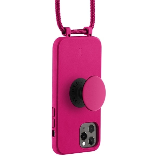 JE PopGrip iPhone 11 Pro 5,8" fodral rosa/orkidé blomma 30051 (Just Elegance)