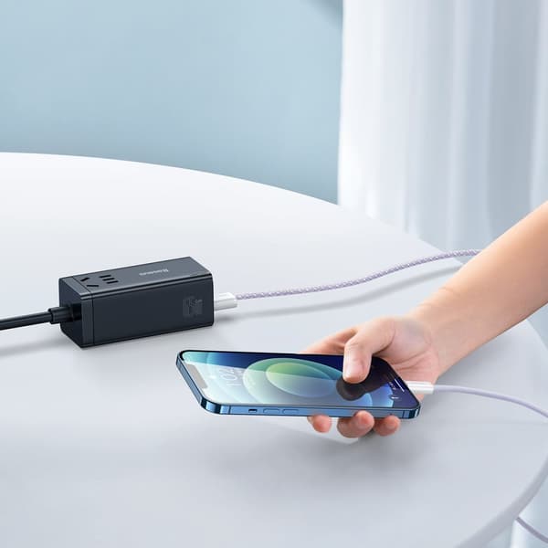 Baseus Dynamic 2-serien kabel USB-A - Lightning 2.4A 480Mb/s 1m lilla