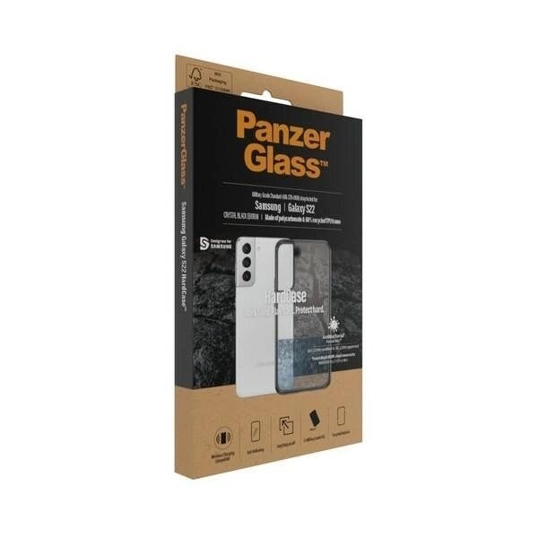 PANZERGLASS HARDCASE ANTIBAKTERIEL MILITARY GRADE CERTIFICERET ETUI TIL SAMSUNG GALAXY S22 - GENNEMSIGTIG