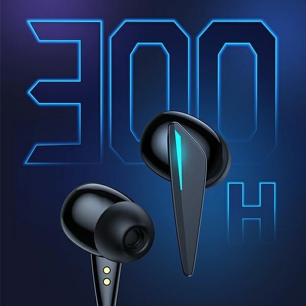 AWEI Bluetooth 5.0 T23 TWS hörlurar + gaming dockningsstation svart/svart