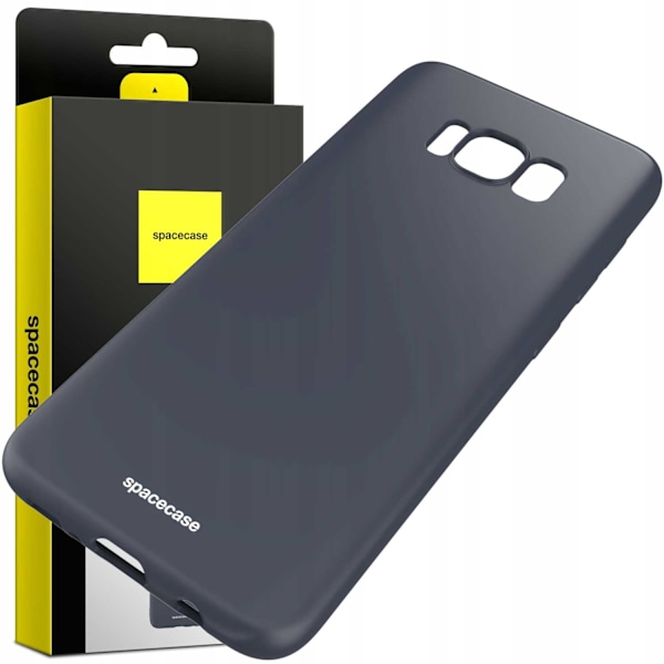 Spacecase Silikonfodral För Galaxy S8 Svart Skydd