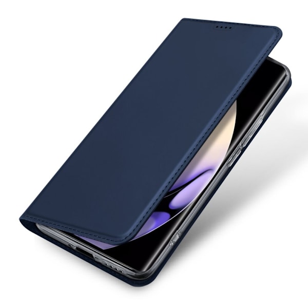 Dux Ducis Skin Pro-veske for Realme 10 Pro Flip Cover Card-lommebok? blå stativ