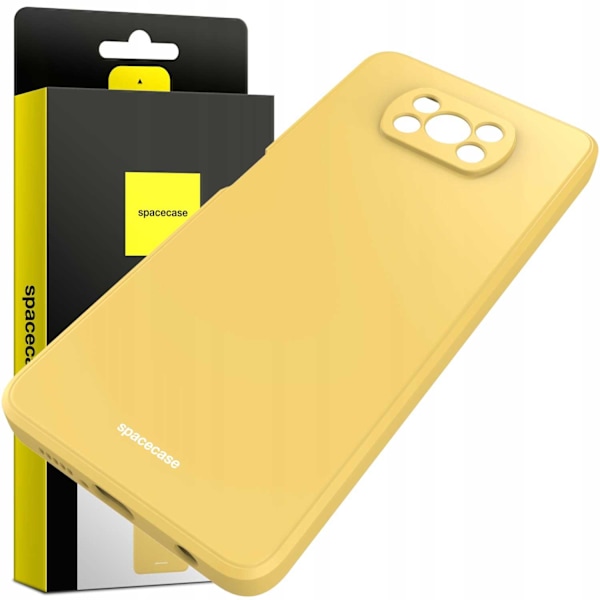 Spacecase Silikonfodral För Poco X3 Pro Nfc Gul Skydd
