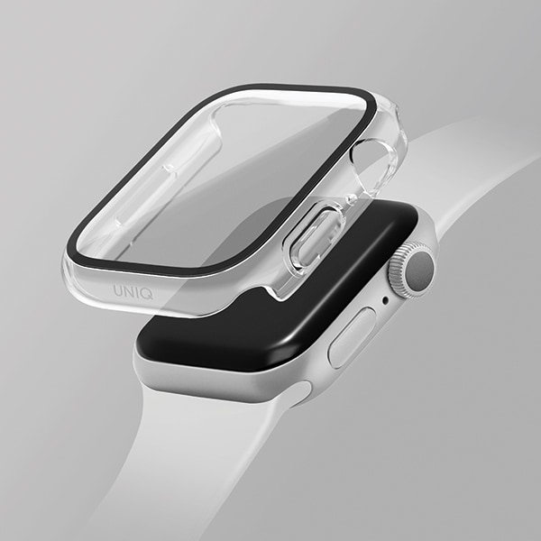 UNIQ fodral Nautic Apple Watch Series 7/8/9 41mm transparent/duvklar