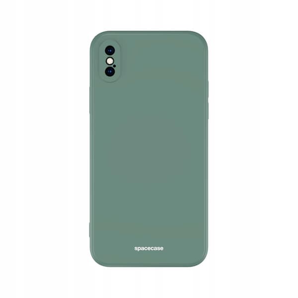 Spacecase Silikonfodral För Iphone Xs Max Mörkgrön