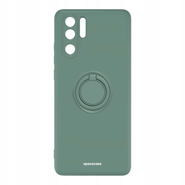 Spacecase Silikonecase Ring För Huawei P30 Pro Mörkgrön
