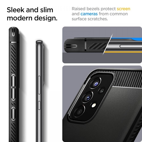 SPIGEN RUGGED ARMOR GALAXY A53 5G MATT SVART