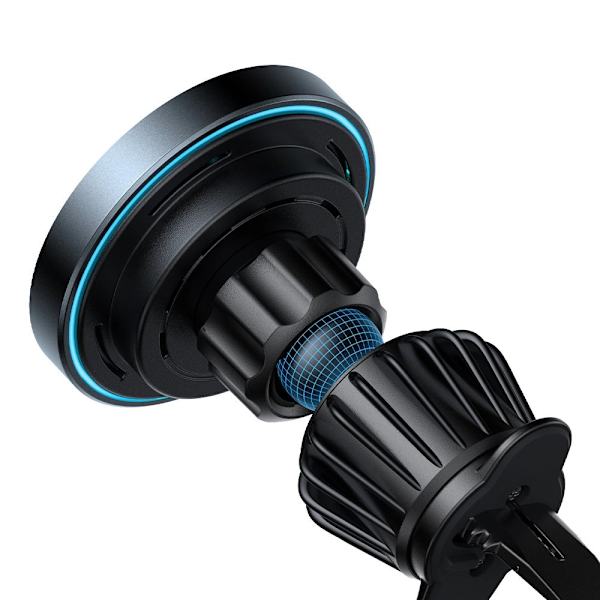 Joyroom magnetisk bilfeste 15W trådløs lader for luftventil svart (JR-ZS240 Pro)