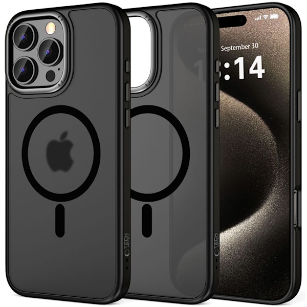 TECH-PROTECT MAGEDGE MAGSAFE IPHONE 16 PRO MAT SORT/GUNMETAL