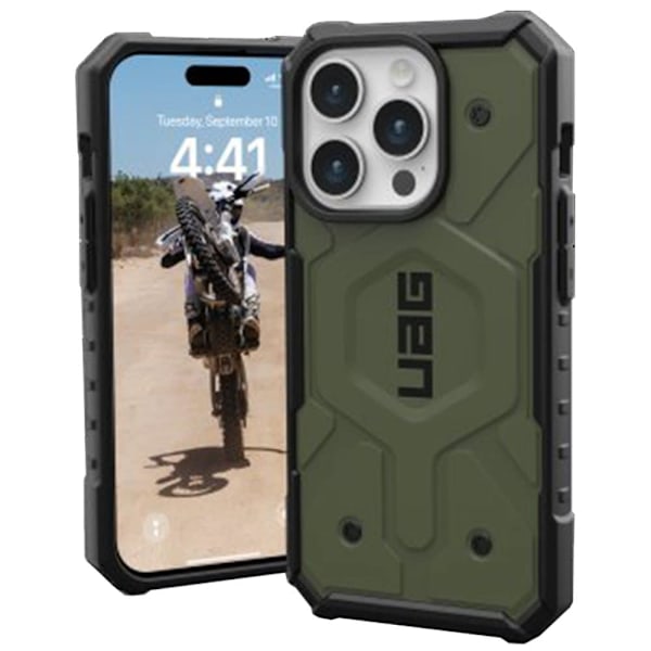 UAG CASE CASE COVER MED MAGSAFE TIL IPHONE 15 PRO OLIVE