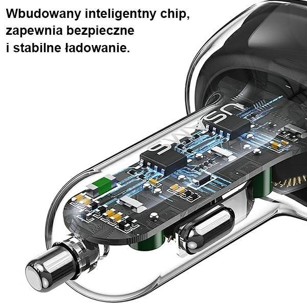 USAMS Lad. ensam. 2xUSB-C 2xUSB-A C34 120W Snabbladdning blå/blå CC169CC01 (US-CC169)