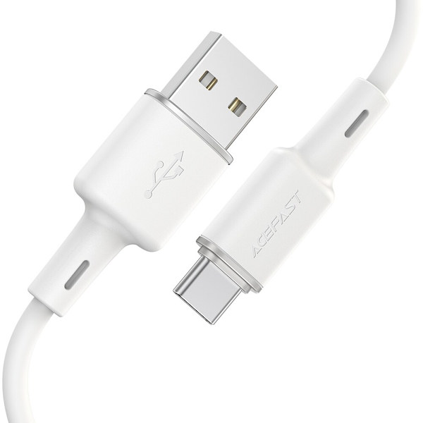 Acefast USB - USB Type C-kabel 1,2 m, 3A hvit (C2-04 hvit)