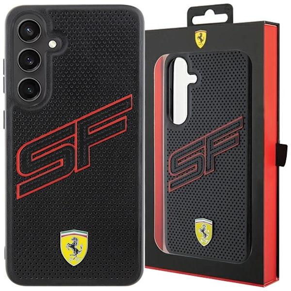 Ferrari Big SF perforert deksel til Samsung Galaxy S24+ - Svart