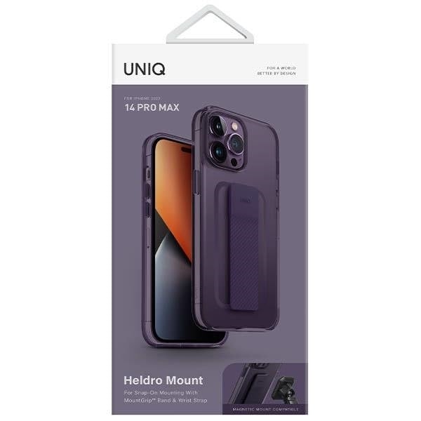 Uniq Heldro Mount fodral för iPhone 14 Pro Max lila/figon lila
