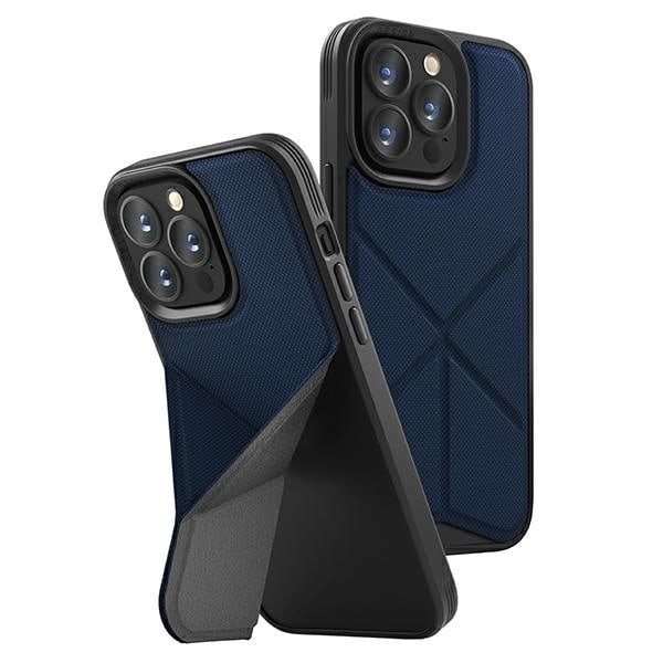 UNIQ TRANSFORMA MAGCLICK OPLADNINGSETUI TIL IPHONE 14 PRO - BLÅ