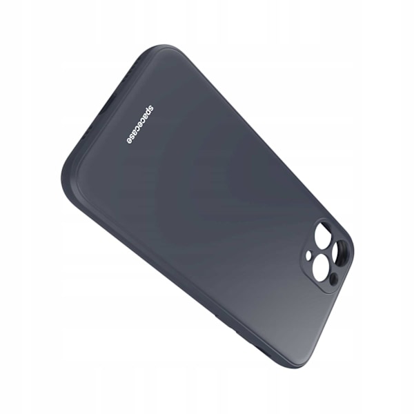 Spacecase Silikonecase För Iphone 11 Pro Black Protection