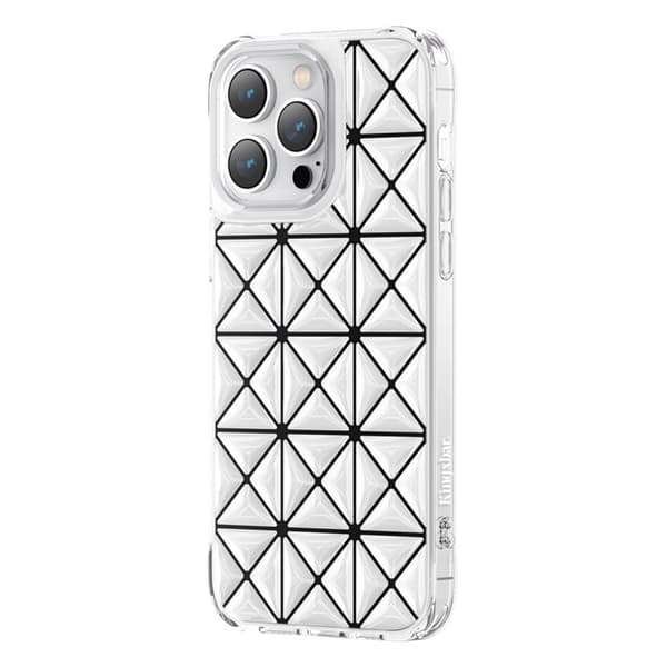 Kingxbar Miya Series iPhone 14 Plus-deksel, bakdeksel, hvit