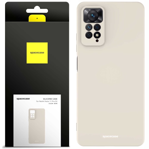 Spacecase Case Cover För Xiaomi Redmi Note 11 Pro 5G Bone