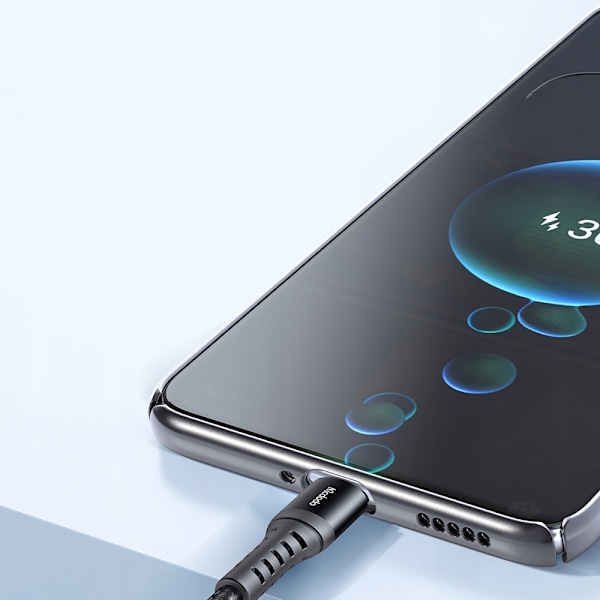 MCDODO USB-C SNABBLADDNINGSKABEL FÖR SAMSUNG XIAOMI USB TYP C QC 4.0 3M