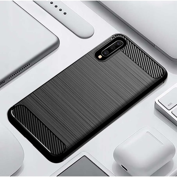 Spacecase Case Carbon Case För Samsung Galaxy A50 Black