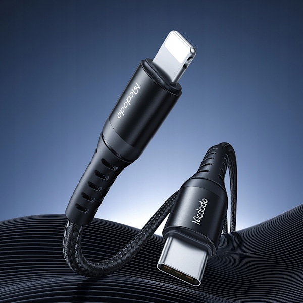 MCDODO LADDARE USB-C BLIXT SNABB LADDNINGSKABEL FÖR IPHONE 13 14 1M