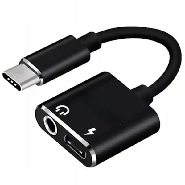 CO2-SOVITIN USB-C MINIJACK 3,5 MM AUX-KAAPELIN SOVITIN SAMSUNG APPLE MED DAC:lle