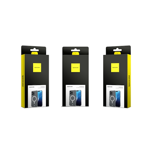 Spacecase Clear Mag-Fodral För Iphone 16 Pro Max Transparent