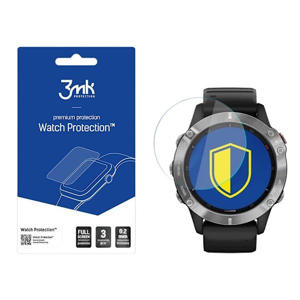 GARMIN FENIX 6 - 3MK WATCH PROTECTION V. FLEXIBLEGLASS LITE