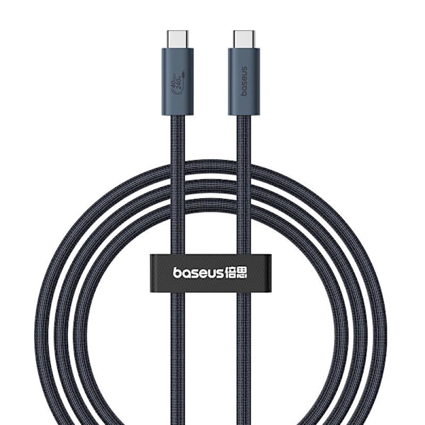 Baseus CB000068 USB-C - USB-C-kabel 240W PD 8K 60Hz 1m - svart