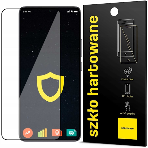 Spacecase 5D Härdat Glas För Poco F6 5G Skärmskydd