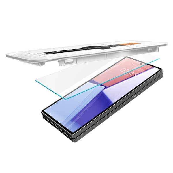HÆRDET GLAS SPIGEN GLAS.TR "EZ FIT" 2-PACK GALAXY MED FOLD 6 CLEAR