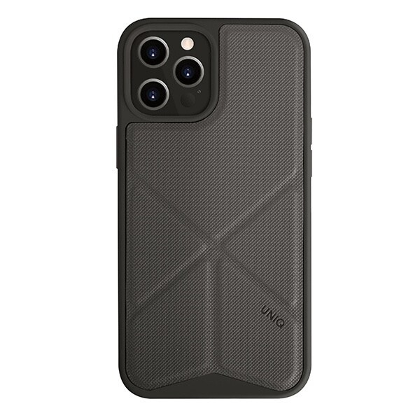 UNIQ Transforma iPhone 12 Pro Max 6.5 deksel grå/karbongrå
