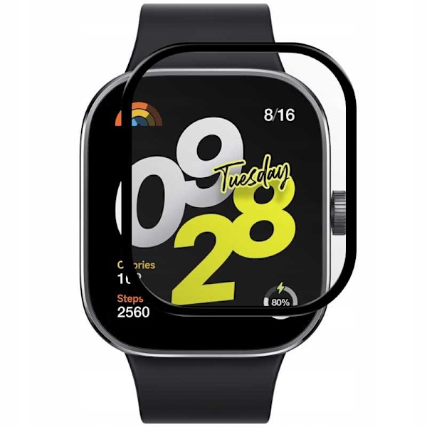 Rymdfodral Härdat Glas För Xiaomi Redmi Watch 4 Skyddsfolie