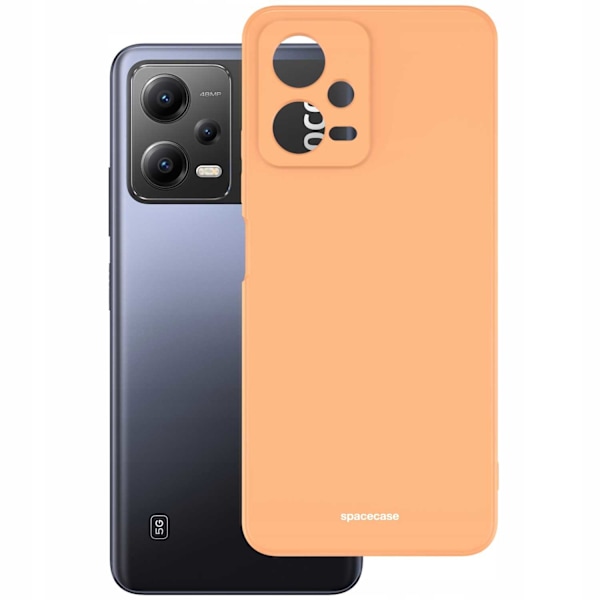 Spacecase Silikonecase För Poco X5 5G Redmi Note 12 5G Orange
