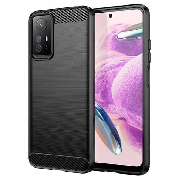 Spacecase Carbon Case För Xiaomi Redmi Note 12S Svart