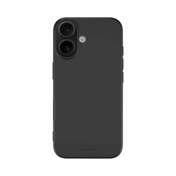 Spacecase Silikonfodral För Iphone 16 Svart Hög Kvalitet