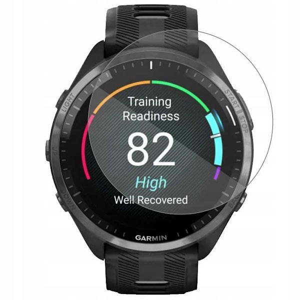 Rymdfodral Härdat Glas 2.5D För Garmin Forerunner 965 Klockan