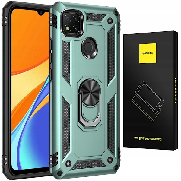 Spacecase Case Cover För Xiaomi Redmi 9C 10A Green