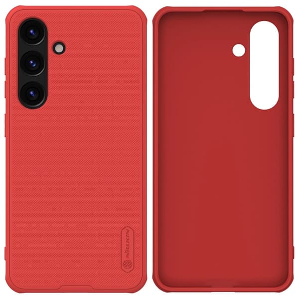 Nillkin Super Frosted Shield Pro Armor-deksel til Samsung Galaxy S24 - Rød