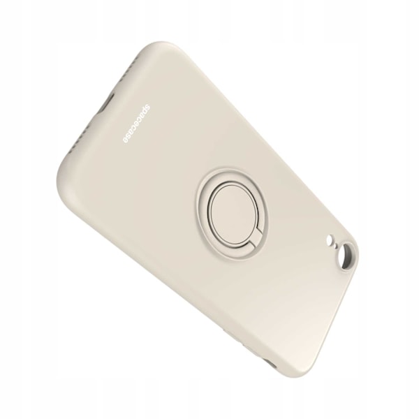 Spacecase Silikonecase Ring För Iphone Xr 11 12 13 14 Bone