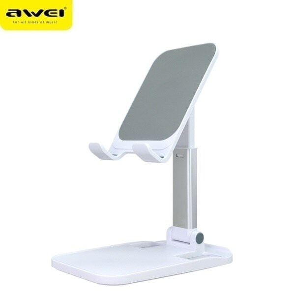 AWEI X11 skrivbordshållare vit/vit