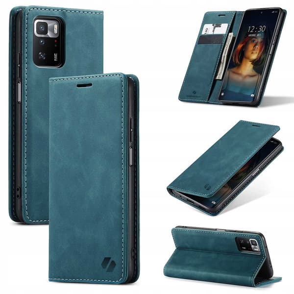 Spacecase Pålbocksväska För Xiaomi Redmi Note 10 Pro Blue