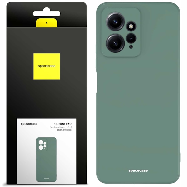 Spacecase-Fodral För Xiaomi Redmi Note 12 4G Mörkgrön Skydd
