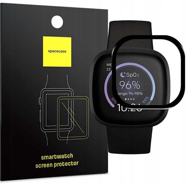 Rymdskydd Härdat Glas För Fitbit Versa 3 Klockor Skyddsfolia