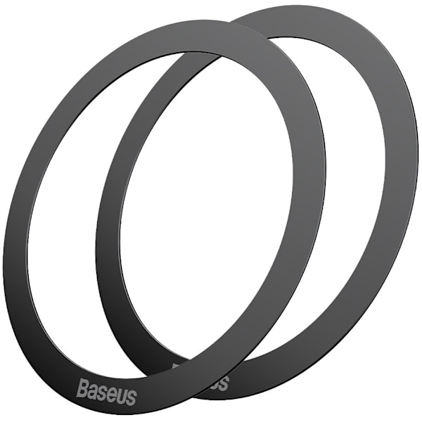 Baseus Halo Series magnetisk ring (2 stk/pakning) svart (PCCH000001)