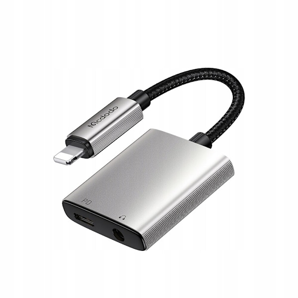 MCDODO ADAPTER LIGHTNING MINIJACK, 3,5 mm kabel for iPhone 13 14