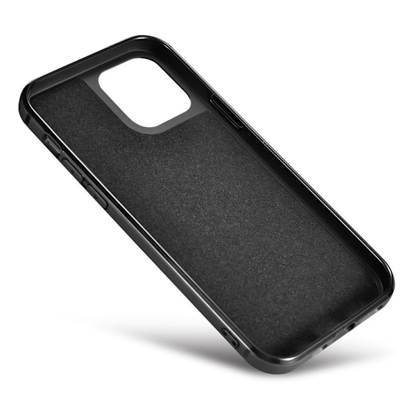 ICARER CASE CASE LÆDERCOVER TIL IPHONE 12 MINI SORT