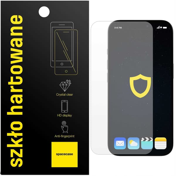 Rymdfall Härdat Glas 2.5D För Iphone 16 Skyddande Framskärm