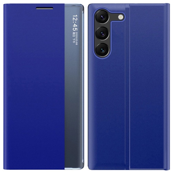 Ny Sleep View Case for Xiaomi POCO C65 / Redmi 13C med flip - blå